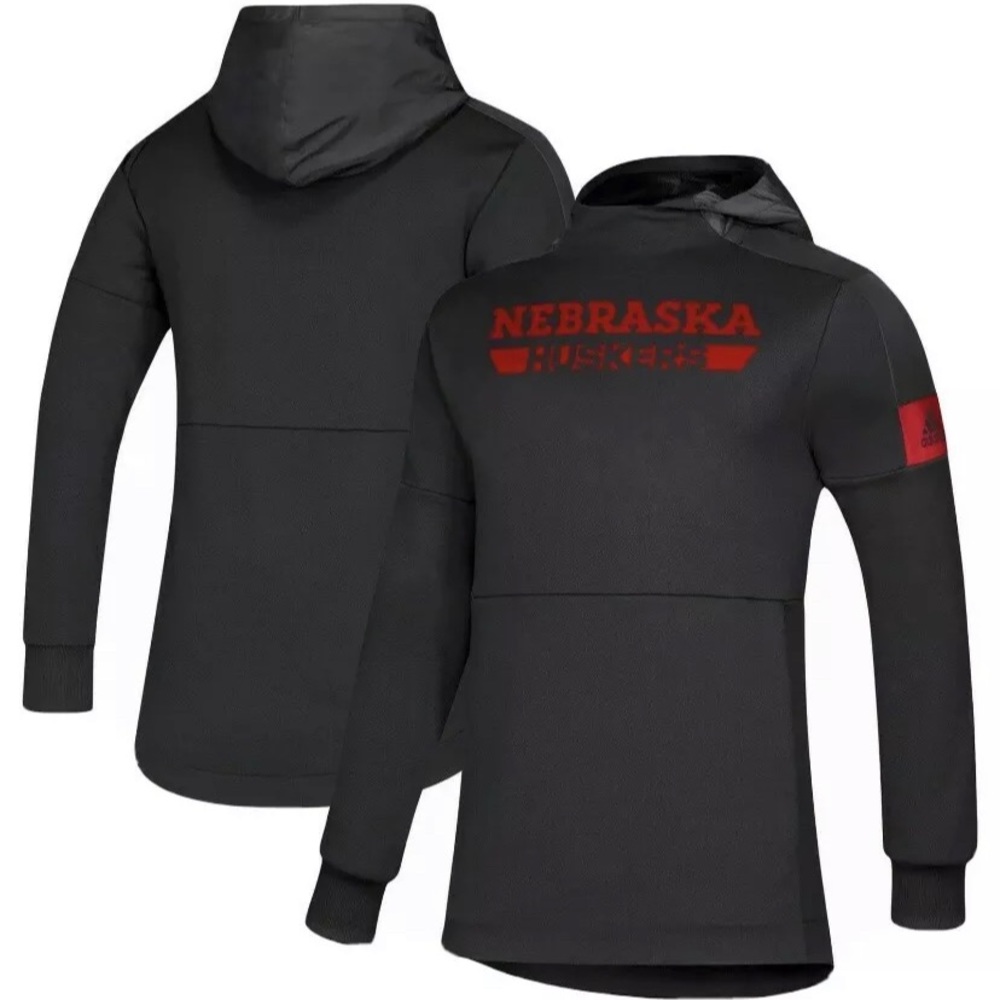 Adidas Nebraska Huskers NCAA Football Hoodie
